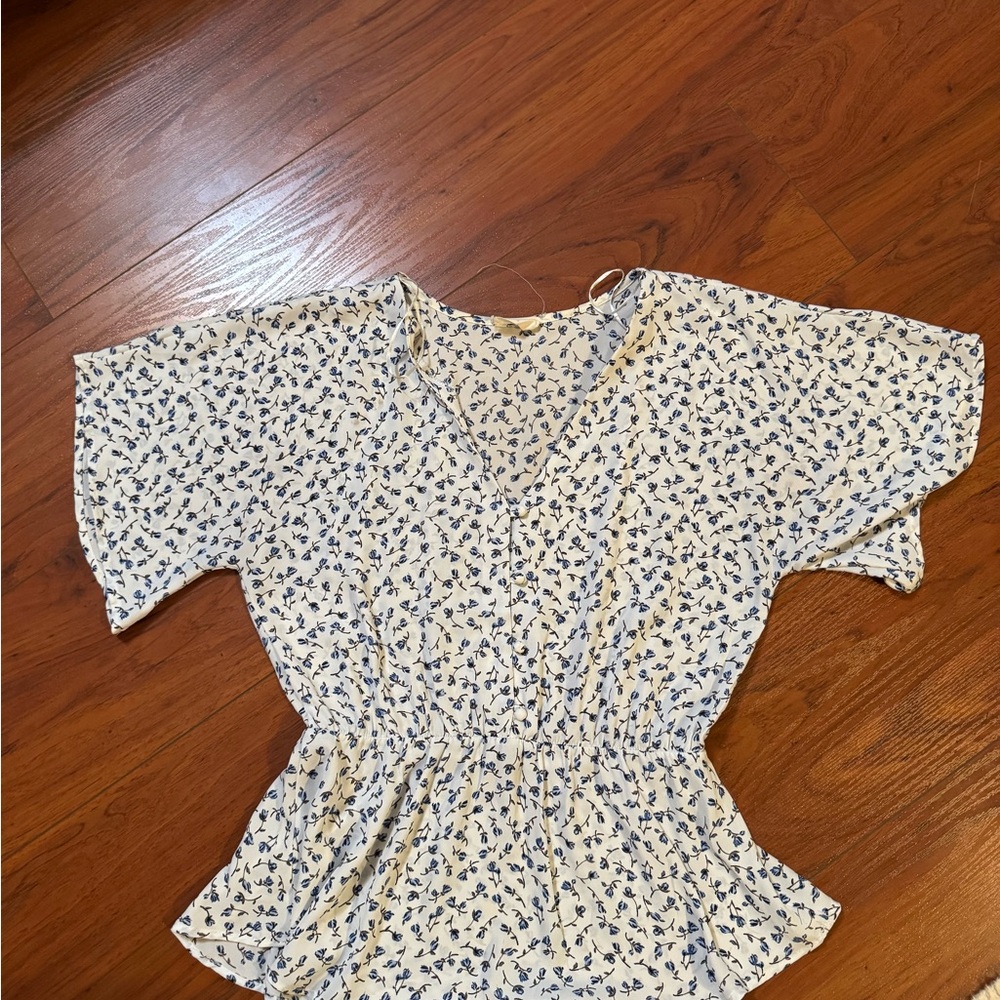 Floral Print Women's Top